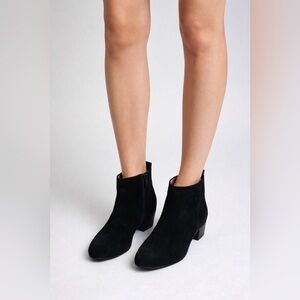 VIONIC || Paloma Black Wedge Ankle Boots. Sz. 6.5